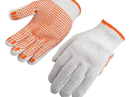 Bomullshansker med knotter - XL