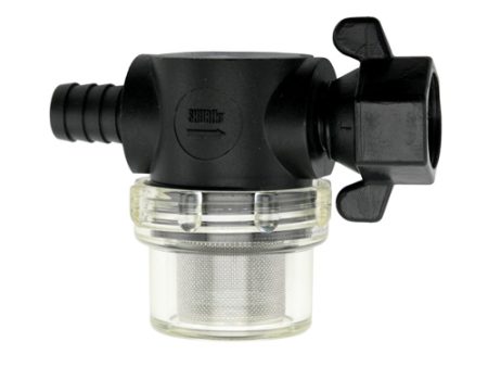 Shurflo inntaksfilter til pumpe, slangetilkopling