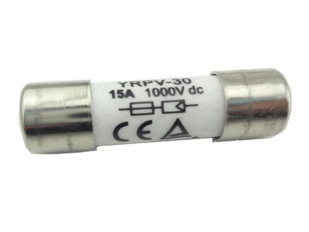 Sikring 10x38mm, 15A