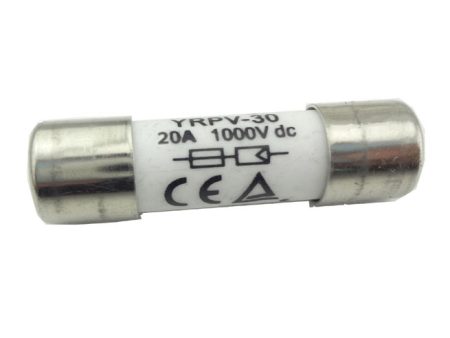 Sikring 10x38mm, 20A