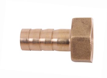 Slangenippel 12mm til innv. 1/2" messing