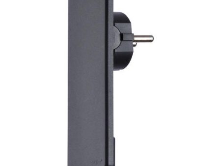 230V EVOline Plugg, sort