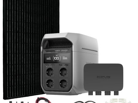 DELTA 3 Plus med 360w solcelle og 800W billader for camper og bobil