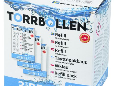 Fuktsluker, Torrbollen, refill 3 Pack