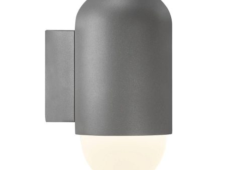 12V & 230V Heka - utelampe, grå