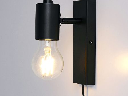 Globe enkel lampett, sort
