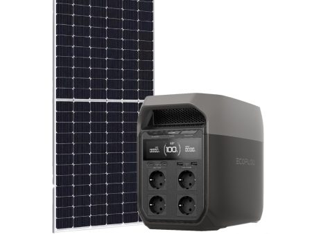 EcoFlow DELTA 3 Med 455W solcellepanel