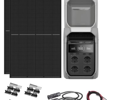 EcoFlow DELTA 3 Plus med 910W solcellepanel