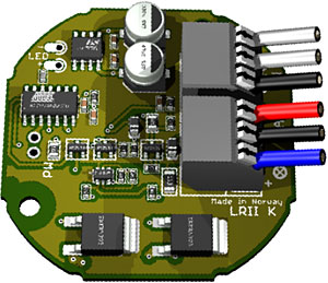 12/24V LED dimmer, elektronikk