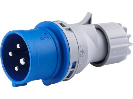 230V støpsel 32A, 3-Pol+J
