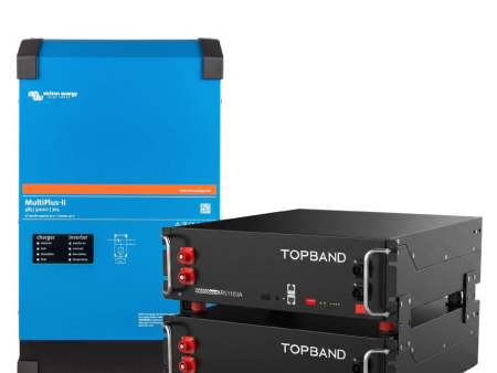 Pakkepris Multiplus II 48/5000 og 2stk 48V Rack batteri
