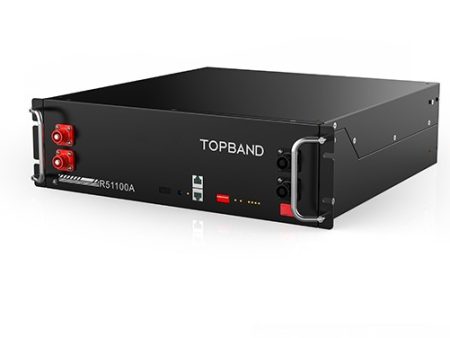 Lithium Batteri: LiFePO4 48V 5,12kWh, Heat, Rack, Topband