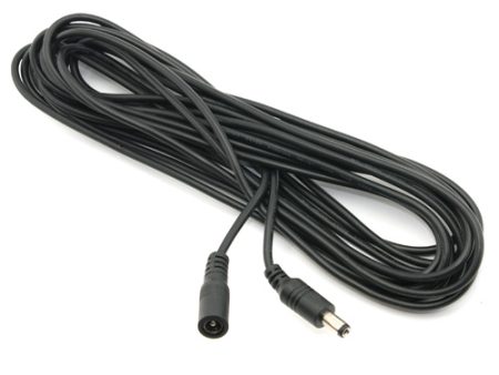 Skjøtekabel 5,5mm DC plugg, 2M