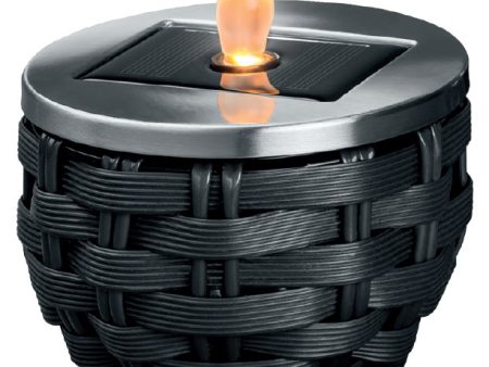 Solcellelampe, Rotting levende flamme