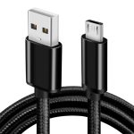 USB-A til micro-USB 2m, sort